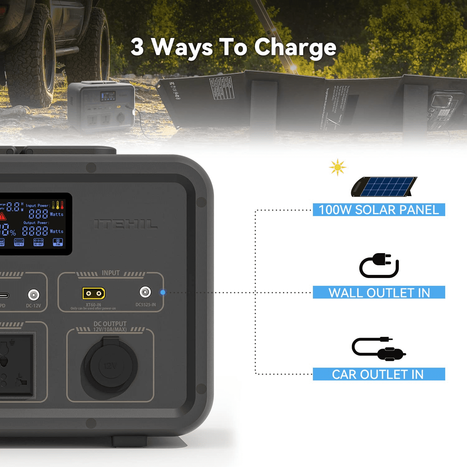 ITEHIL 500W Power Station