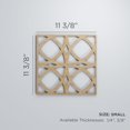 thumbnail image 3 of Ekena Millwork 11 3/8"W x 11 3/8"H x 3/8"T Small Fleetwood Decorative Fretwork Wood Wall Panels, Birch, 3 of 3