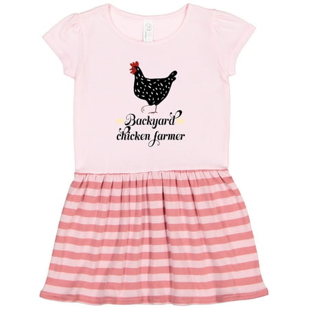 

Inktastic Backyard Chicken Farmer Ancona Hen Gift Toddler Girl Dress