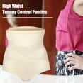 thumbnail image 2 of Unique Bargains 1 Pcs High Waist Women Slimming Body Shaping Tummy Control Shapewear Control Panties Underwear Beige 3XL, 2 of 7