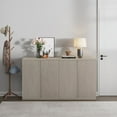 thumbnail image 3 of Surmoby 92.7" Wide Sideboard Buffet Cabinet with 6 Doors - Modern Accent Storage Console for Dining Room, Living Room, Kitchen & Entertainment Center | TV Stand with Adjustable Shelves,White Alder, 3 of 11
