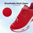thumbnail image 6 of JOYFON Women Running Shoes Tennis Athletic Sneakers Cushioned Non Slip Lightweight Walking Shoes Red Size 11, 6 of 6