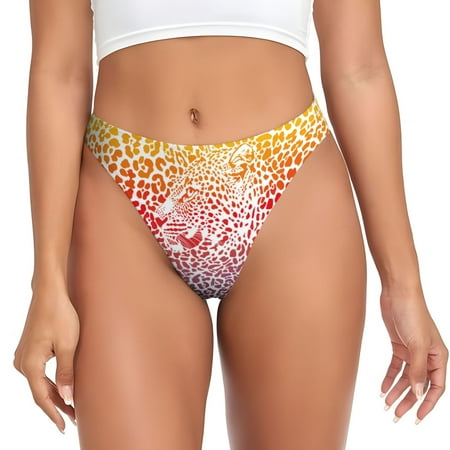 Sigee Leopard Skins And Heads for Women s G-String Sexy  Low Rise  Soft Lace Perfect for Special Occasions-X-Small