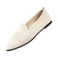 thumbnail image 2 of Willtoo Womens Mesh Soft Sole Non Slip Flat Pointed Toe Breathable Slip On Lazy Shoes Casual Round Toe Loafers, 2 of 6