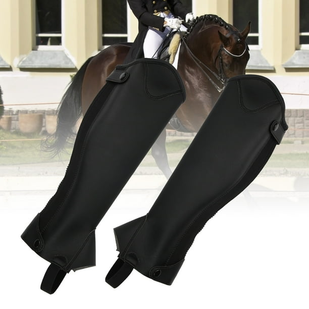 Polainas para montar a caballo, piel sintética de fibra superfina - Main Image