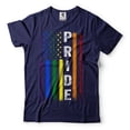 thumbnail image 3 of USA Pride Flag Shirt Pride Flag Shirt America Pride Shirt America Flag Shirt LGBT LGBTQ Shirt, 3 of 6
