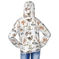 thumbnail image 4 of Cauagu Snake Print Sun Protection Jacket for Teen,Full-Zipper Long Sleeve Sun Shirts with Pockets UV Hoodie Shirts Outdoor Athletic Jacket-Medium, 4 of 7