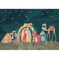 thumbnail image 2 of wall26 - Illustration Christian Christmas Nativity Scene with The Three Wise Men - Removable Wall Mural | Self-Adhesive Large Wallpaper - 100x144 inches, 2 of 6