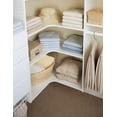 thumbnail image 4 of Easy Track RS3003ON 29-7/8" Corner Shelf For Easy Track Closet System - White, 4 of 4