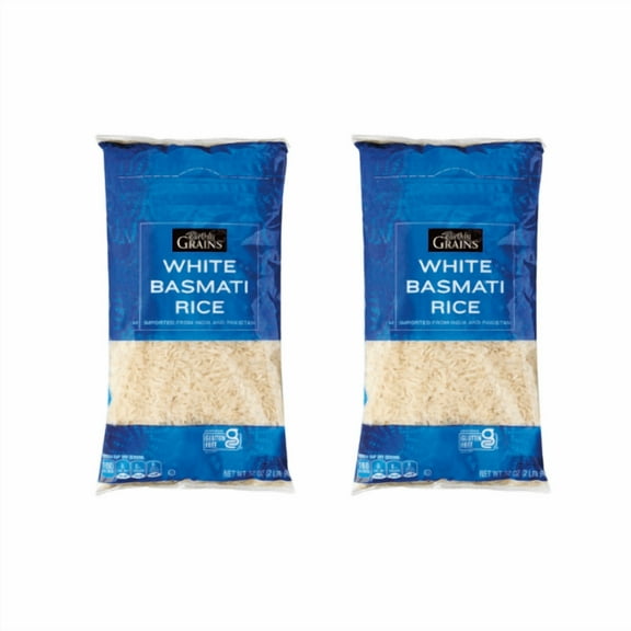 Earthly Grains White Basmati Rice, 2 pcs,32 oz