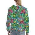 thumbnail image 7 of Lsque Turtles Pattern Casual Women's Hoodie,Hooded Sweatshirt with Kangaroo Pocket,Pullover Hoodie with Eye-catching Drawstrings-Small, 7 of 7