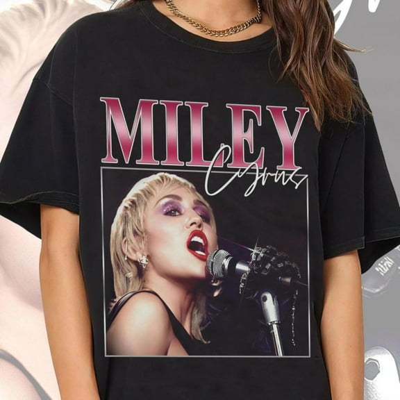 miley cyrus shirt vintage 90s style, Unisex-Shirts