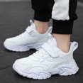 thumbnail image 2 of NIEWTR Toddler Shoes Boys Boys Lightweight Athletic Sneakers Kids Non-Slip Cushioned Sneakers for Daily Play & Running(White,10.5), 2 of 9