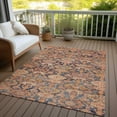 thumbnail image 6 of Addison Rugs Chantille Indoor/Outdoor Transitional Damask Terracotta Washable Rectangle Rug, 9' x 12', 6 of 6