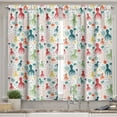 thumbnail image 2 of Ambesonne Octopus Valance & Curtain, Ocean Wildlife Theme, 55"x24", Multicolor, 2 of 6
