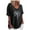 Black, variant on Fesfesfes Hiking Shirts Womens Round Neck Short Sleeve Tops Printed Regular Blouse Winter Tops S(US:4)