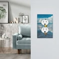 thumbnail image 5 of KLL Monk Walking On Water Pattern Electrical Outlet Covers, 3" x 5" 1 Pack Electric Receptacle Plug Covers for Decorator Receptacle Outlet & Switch-Style S, 5 of 6