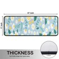 thumbnail image 5 of Kitchen Rugs Sets Of 2,Pioneer Flower Floral Print Pattern Anti Fatigue Kitchen Mat Rugs Non Slip Washable,Decorative Kitchen Floor Mats for Kitchen,Sink,Laundry,17"x47"+17"x47", 5 of 5