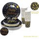 thumbnail image 3 of Vajilla de fiesta Vevor negra y dorada para 20 invitados platos vasos, 3 of 5