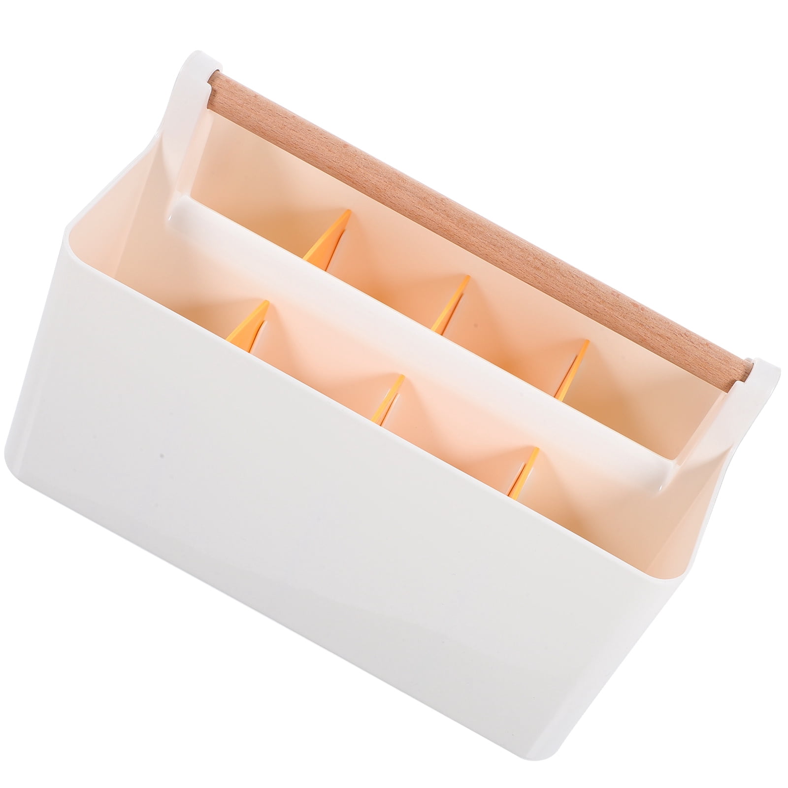LEXSOMEO Desktop Sundries Organizer Desk Marker Box Multi-grid Pen Holder Cosmetics Storage Box