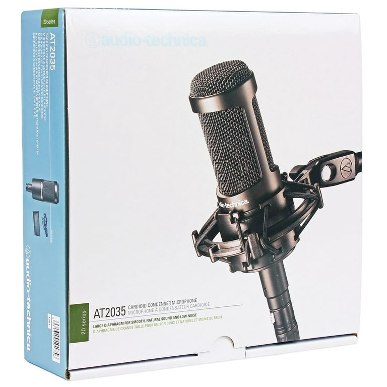 Amazon.com: Audio-Technica AT2035 Condenser Mic + Pop Filter