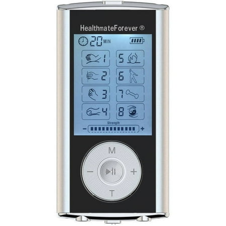 HealthmateForever HM8GL TENS Muscle Recovery & Pain Therapy Device (Silver)