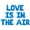 Blue, variant on Letter Balloons - LOVE IS IN THE AIR 16" Inch Alphabet Letters Foil Mylar Balloon Galentines Day Party Banner (Red)