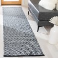 thumbnail image 2 of SAFAVIEH Montauk Carina Diamond Runner Rug, Grey/Black, 2'3" x 9', 2 of 8
