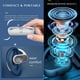 thumbnail image 3 of Auriculares abiertos Xmenha Auriculares de conducción ósea con ganchos para la oreja, inalámbricos,, 3 of 6