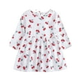 thumbnail image 2 of Robe Imprimée à Manches Longues pour Filles Bébés Enfants Robe Princesse Florale, 2 of 9