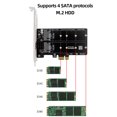 thumbnail image 4 of Tarjeta Adaptadora Tarjeta adaptadora PCIE3.0 X1/X4/X8/X16 a M.2 SATA 2 B Key M.2 tarjeta adaptadora de disco duro, 4 of 9
