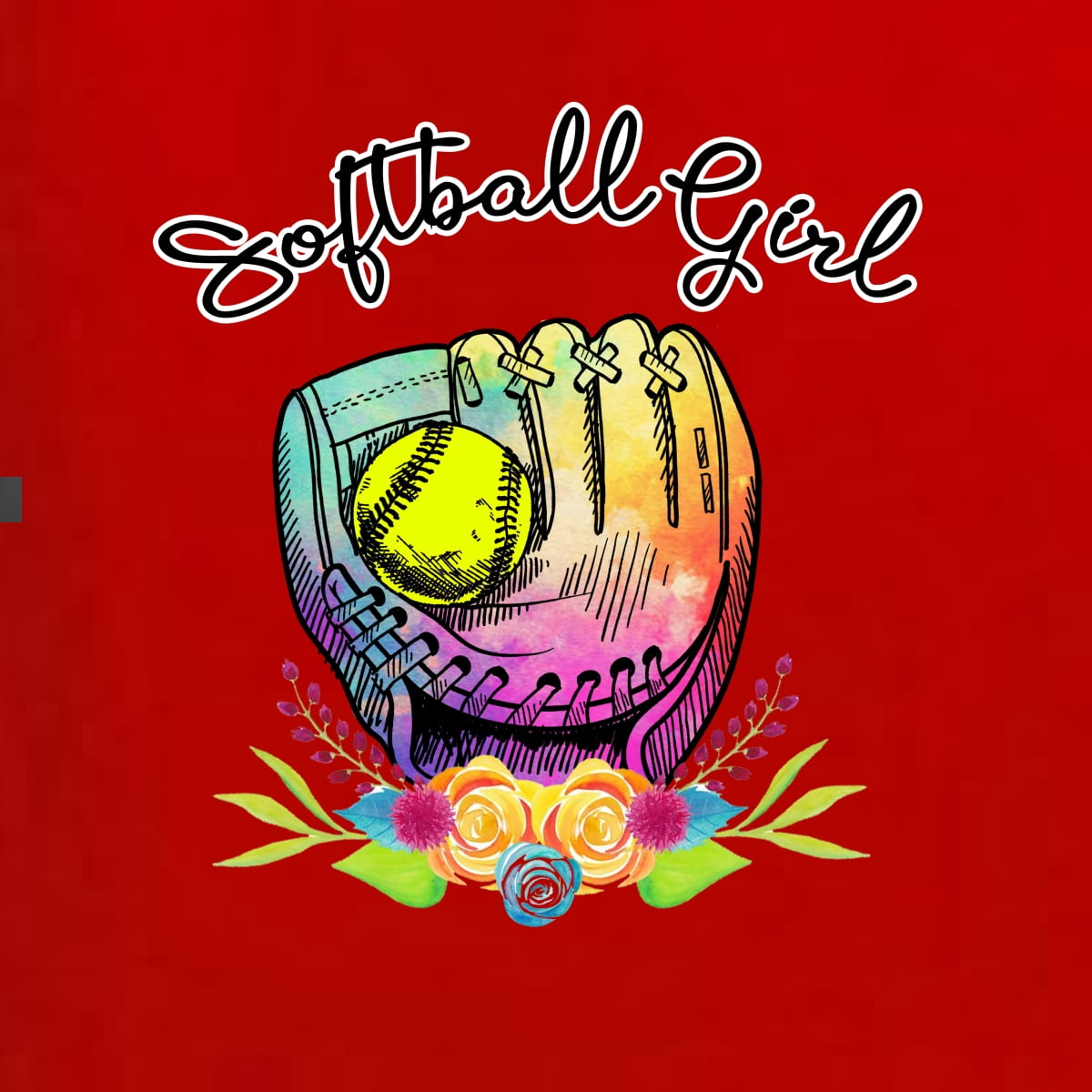 Wild Bobby, Softball Life Animal Print Girl Sports Tri-Blend Racerback Tank  Top, Heather White, Small 