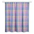 thumbnail image 2 of Creative Products Plaid Purple 71 x 74 Shower Curtain, 2 of 2