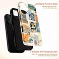 thumbnail image 4 of Retro Surf Collage Phone Case 70s Beach Vibes – Dual Layer Phone Case for iPhone 16 15 14 13 12 11 Pro Max, 4 of 6