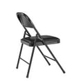 thumbnail image 4 of (Pack of 4) Commercialine® 900 Series Vinyl Padded Steel Folding Chair, Black, 4 of 5