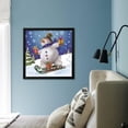 thumbnail image 3 of Snowman, Scenic Seasons Framed Art Print Wall Art by DBKArt Licensing Sold by Art.Com, 3 of 5