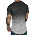 thumbnail image 2 of Dellytop Mens Solid Color Muscle Gym Short Sleeve Workout T-Shirts, 2 of 3