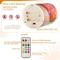 thumbnail image 4 of BZSMCE Flameless Candles LED Lights Colorful Heartfelt Vibrance Creativity Battery Candles, 4 of 7