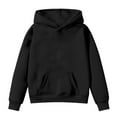 thumbnail image 4 of Byoo Tween Girl's Preppy Letter Hoodie Casual Hooded Sweatshirt Fall Winter Pullover Top, 4 of 6