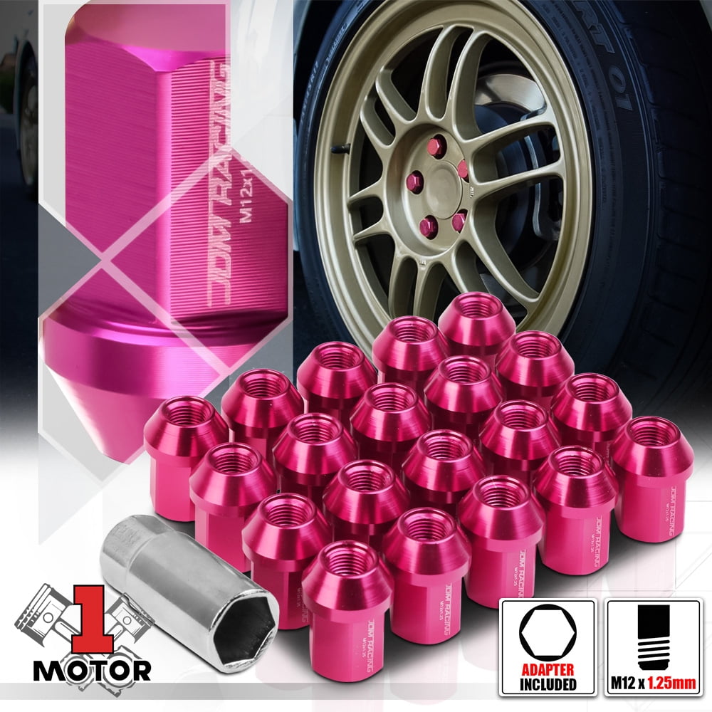 pink lug nuts