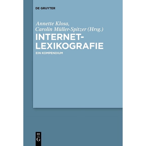 Internetlexikografie, (Paperback)