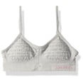 thumbnail image 1 of Calvin Klein Big Girls' Seamfree Soft Crop Bra, Heather Gray, 1 of 4