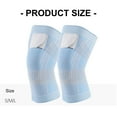 thumbnail image 5 of Sports Knee Brace Flexible Knee Strap Basketball Knee Guard Nylon Texture, 5 of 17