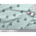 thumbnail image 3 of Soimoi Green Cotton Duck Fabric Bamboo Panda Jungle Print Fabric by the Yard 56 Inch Wide, 3 of 3