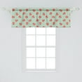thumbnail image 2 of Ambesonne Baseball Window Valance, Softball Theme with Ball on Pale Green Background Outdoor Sports Pattern American, Curtain Valance for Kitchen Bedroom Decor with Rod Pocket, 54" X 18", Multicolor, 2 of 3