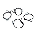 thumbnail image 2 of 4PCS Small Panda Hair Ties for Women Girls Elastic Hair Rings Cute Hair Accessories, 2 of 5
