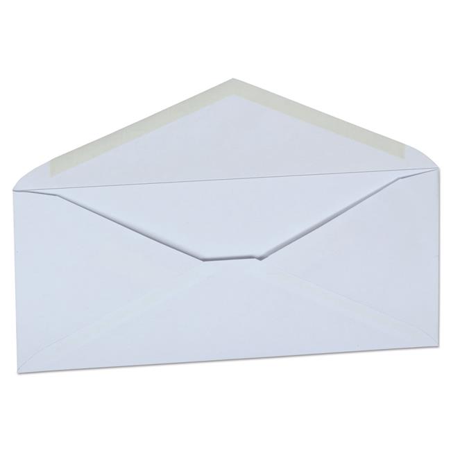 4.13 x 9.5 in. No. 10 Commercial Flap Gummed Closure Envelope, White