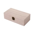 thumbnail image 3 of Wooden Storage Box Souvenir Box with Hinge Lid Container Decorative Keepsake Box Style A, 3 of 9