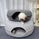 thumbnail image 3 of Donut Cat Bed Pet Cat Tunnel Interactive Game Toy Cat Bed Dual-use Indoor Toy Kitten Sports Equipment Cat Training Toy Cat House ShopWise Round, 3 of 10