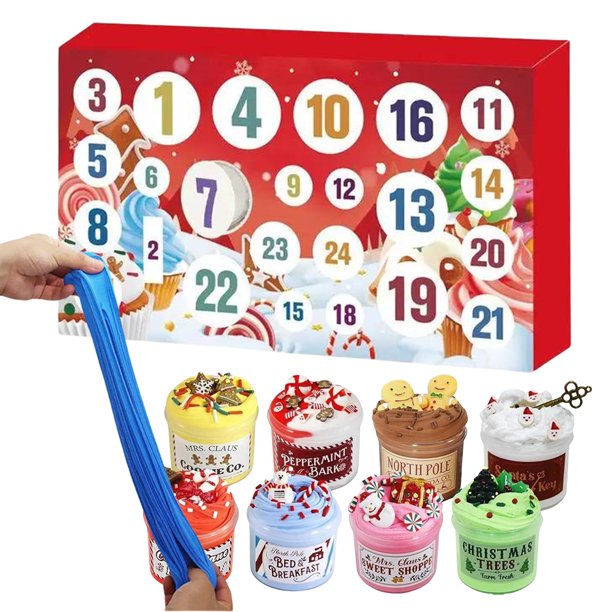 Calendario Cuenta Regresiva Navidad Adviento Paper Bricolaje Regalos para